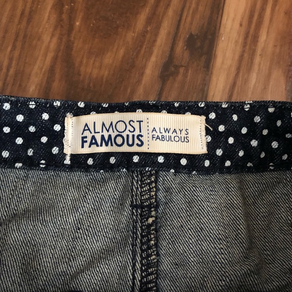 Navy White Polka Dots Shorts - Picture 5 of 6